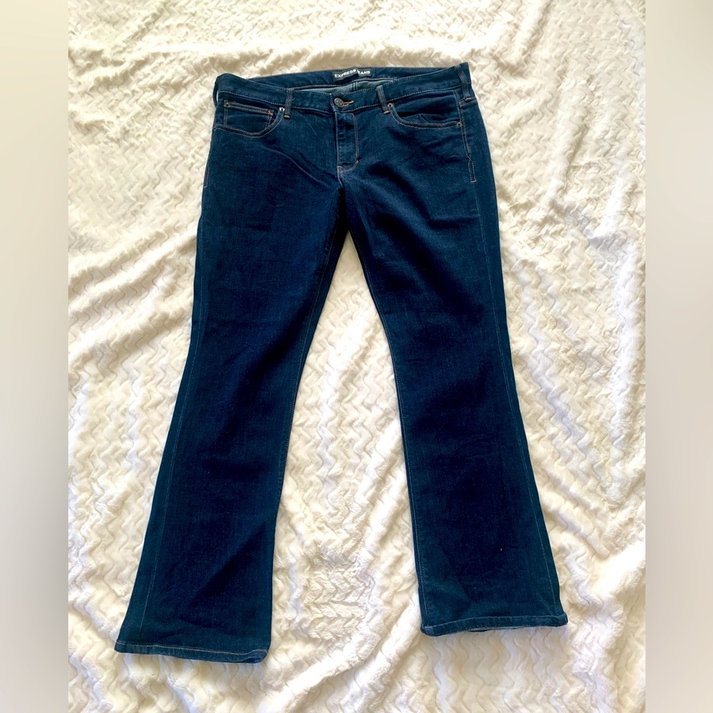 Express Barely Boot Low Rise Size 14 Short - image 1